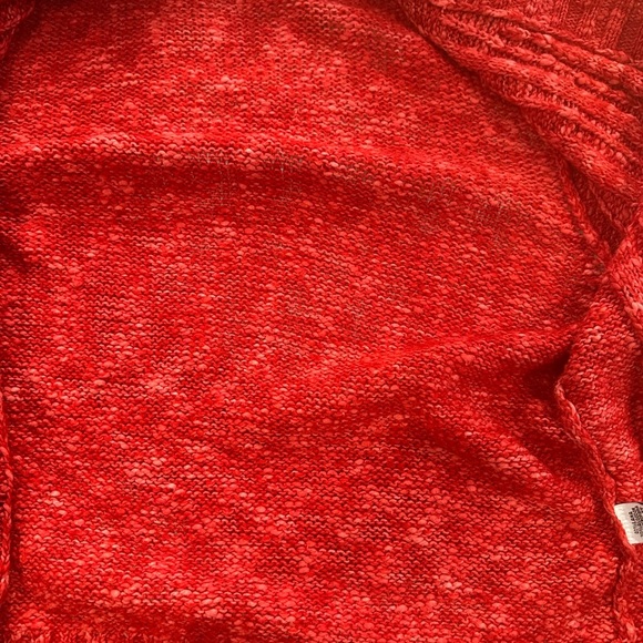 Genoa Vintage Chunky Wool Blend Cardigan Wood Buttons Preppy Sz L Fall - Picture 8 of 11